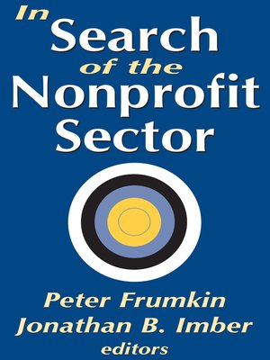 cover image of In Search of the Nonprofit Sector